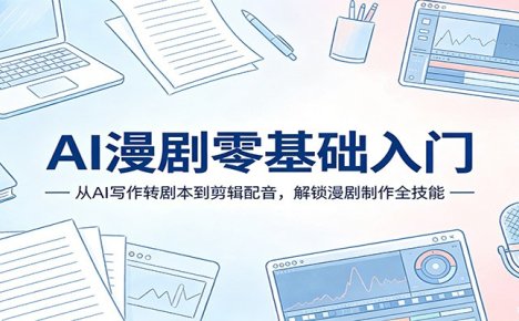 AI漫剧零基础入门：从AI写作转剧本到剪辑配音，解锁漫剧制作全技能
