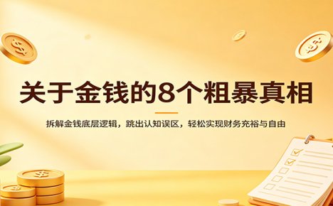 关于金钱的8个粗暴真相：拆解金钱底层逻辑，跳出认知误区，轻松实现财务充裕与自由