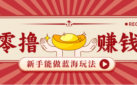 新手也能变现的蓝海玩法，一个人人能做的项目，需求量极大日入300+！