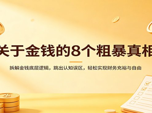 关于金钱的8个粗暴真相:拆解金钱底层逻辑,跳出认知误区,轻松实现财务充裕与自由