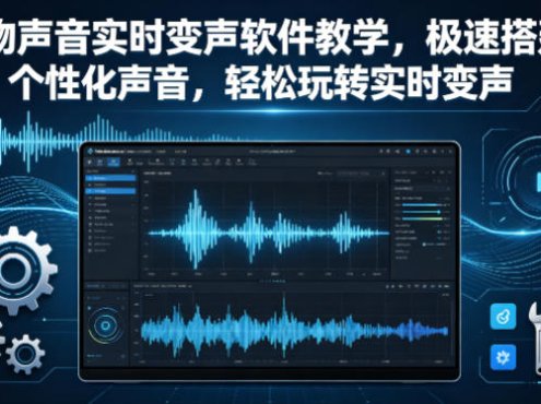 人物声音实时变声软件教学，极速搭建个性化声音，轻松玩转实时变声