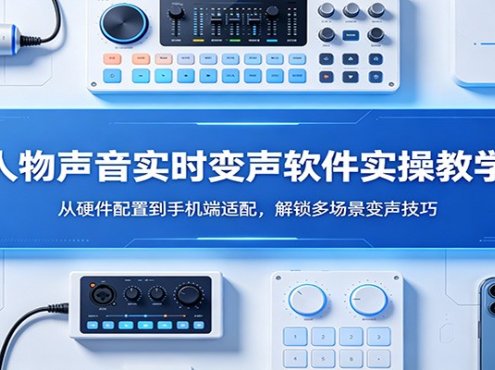 人物声音实时变声软件实操教学：从硬件配置到手机端适配，解锁多场景变声技巧