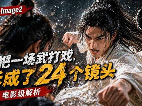 用GPT-Image2，把一段武打对决拆成24个连续镜头，从人物建立、动作衔接、运镜节奏，到情绪爆发