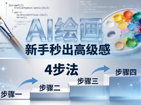 AI绘画入门别再硬磕了！即梦4步法：万能提示词公式+BRTR框架，新手秒出高级感