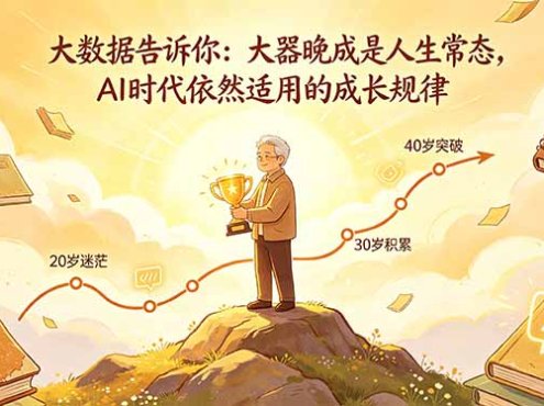 付费文章：大数据告诉你：大器晚成是人生常态，AI 时代依然适用的成长规律