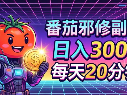 番茄小说撸金，日入300+，每天20分钟！五一必看，独家项目，副业小白友好，超级简单【揭秘】