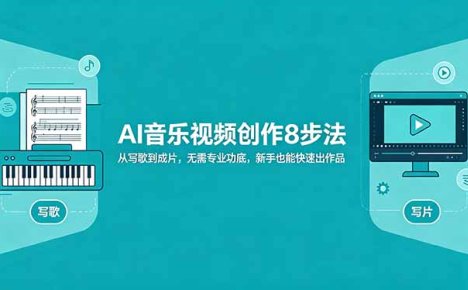 AI音乐视频创作8步法：从写歌到成片，无需专业功底，新手也能快速出作品