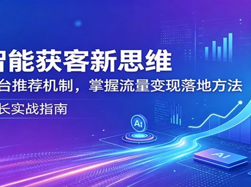 AI智能获客新思维：拆解平台推荐机制，掌握流量变现落地方法