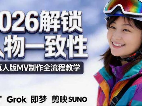 2026独创解锁人物一致性：AI真人版MV制作，不讲空话，不拼概念，全流程实操