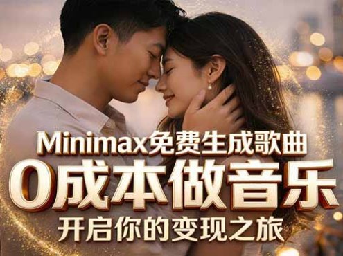 Minimax免费生成歌曲实测！0成本做音乐，说唱流行Lofi一键生成