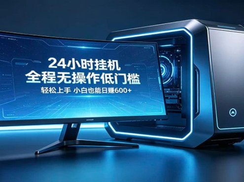 三角洲自动跑刀，纯自动挂机项目，零基础小白躺赚无忧