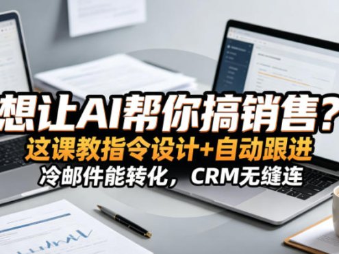 想让AI帮你搞销售?这课教指令设计+自动跟进,冷邮件能转化,CRM无缝连!【原创双语字幕】