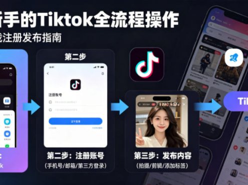 Tiktok下载注册发布，适合新手的Tiktok全流程操作
