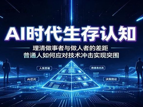 AI时代生存认知:理清做事者与做人者的差距,普通人如何应对技术冲击实现突围