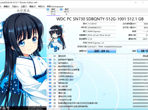 CrystalDiskInfo v9.9.2绿色版
